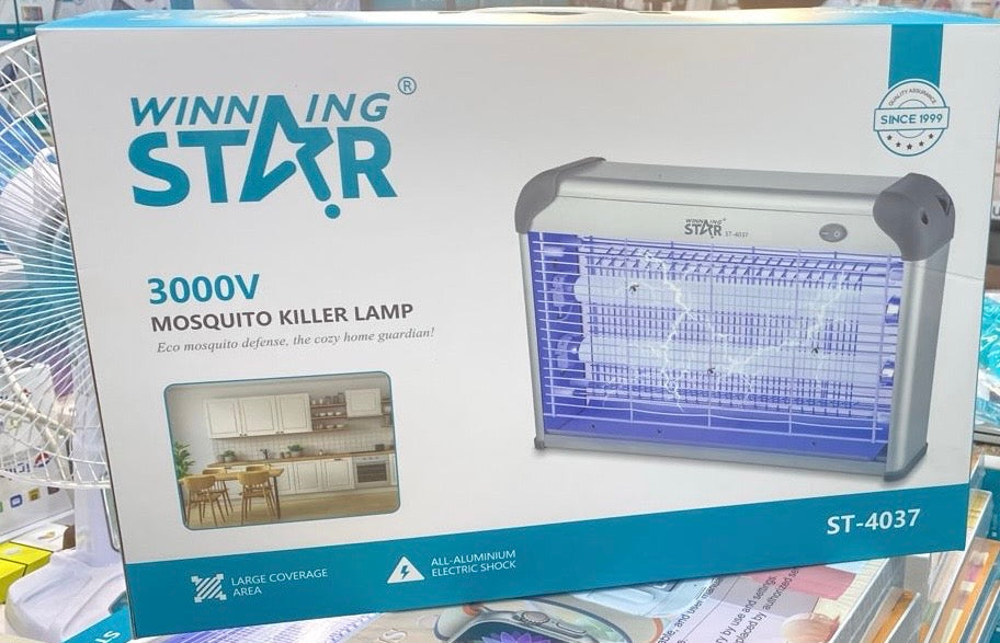 🦟 Lampe Anti-Moustique Électrique 3000V – Winning Star ST-4037